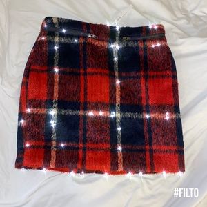 NWT Plaid Winter Skirt